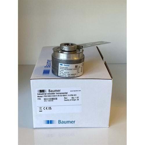 Baumer ITD21H00-1024HNI-S21SG8-E14, 1024-Puls HTL Enkoder