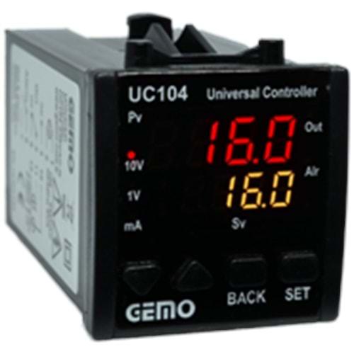 GEMO UC104-230VAC-R (100..240Vac,48x48,RÖLE,PROSES KONTROL)