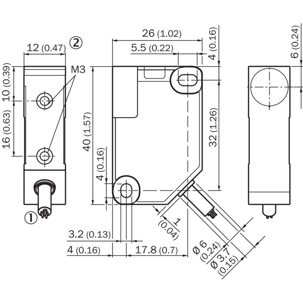 Sick IQ12-04BPSKW2S ,Kübik/4mm PNP-NO 3-Kablo Endüktif Sensör