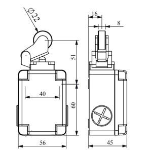 EMAS L1K13MIP211 (METAL-1NO/1NC,MAKARA,SINIR SİVİC)