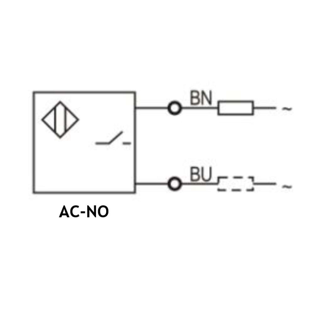 Lanbao LR12TCN04ATO ,M12/4mm AC-NO 2-Kablo Endüktif Sensör