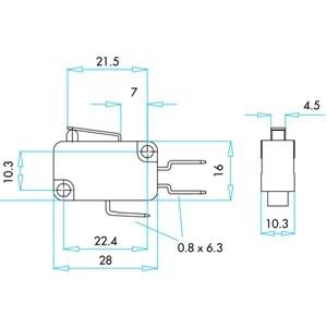 EMAS MK1KIM1 (KOL-10mm,1NO/1NC,ASAL SİVİC)