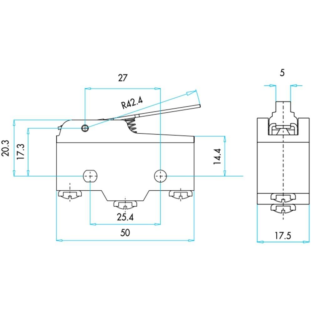 EMAS MN1KIM1 (KOL-40mm,1NO/1NC,ASAL SİVİC)