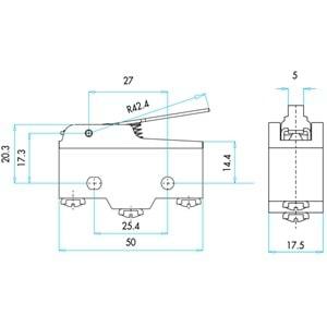 EMAS MN1KIM1 (KOL-40mm,1NO/1NC,ASAL SİVİC)